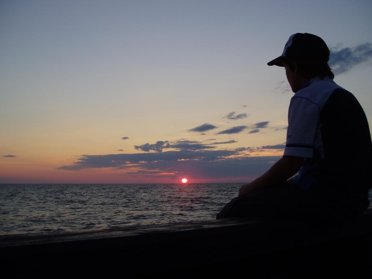 solnedgang