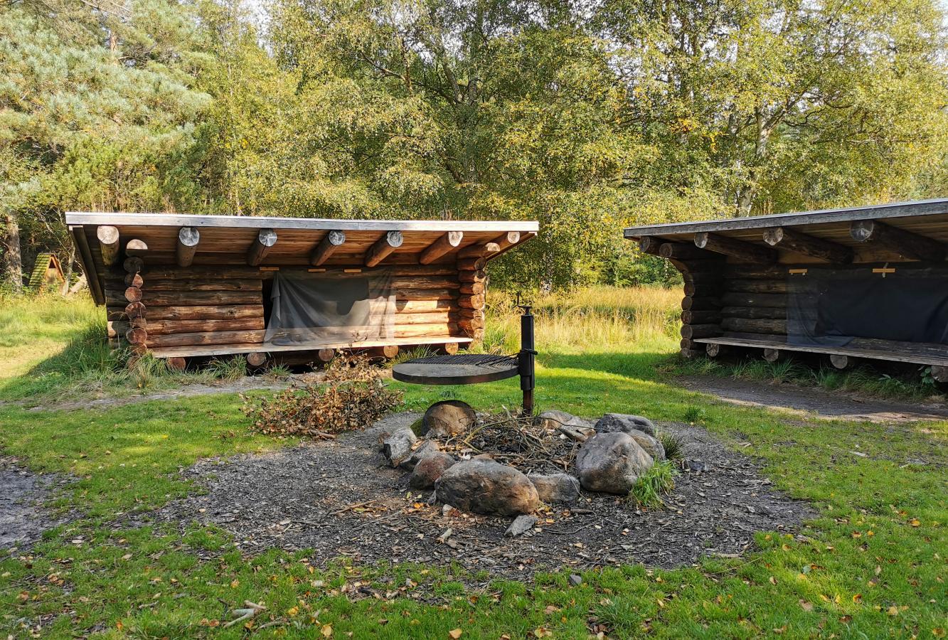 Shelter bålplads