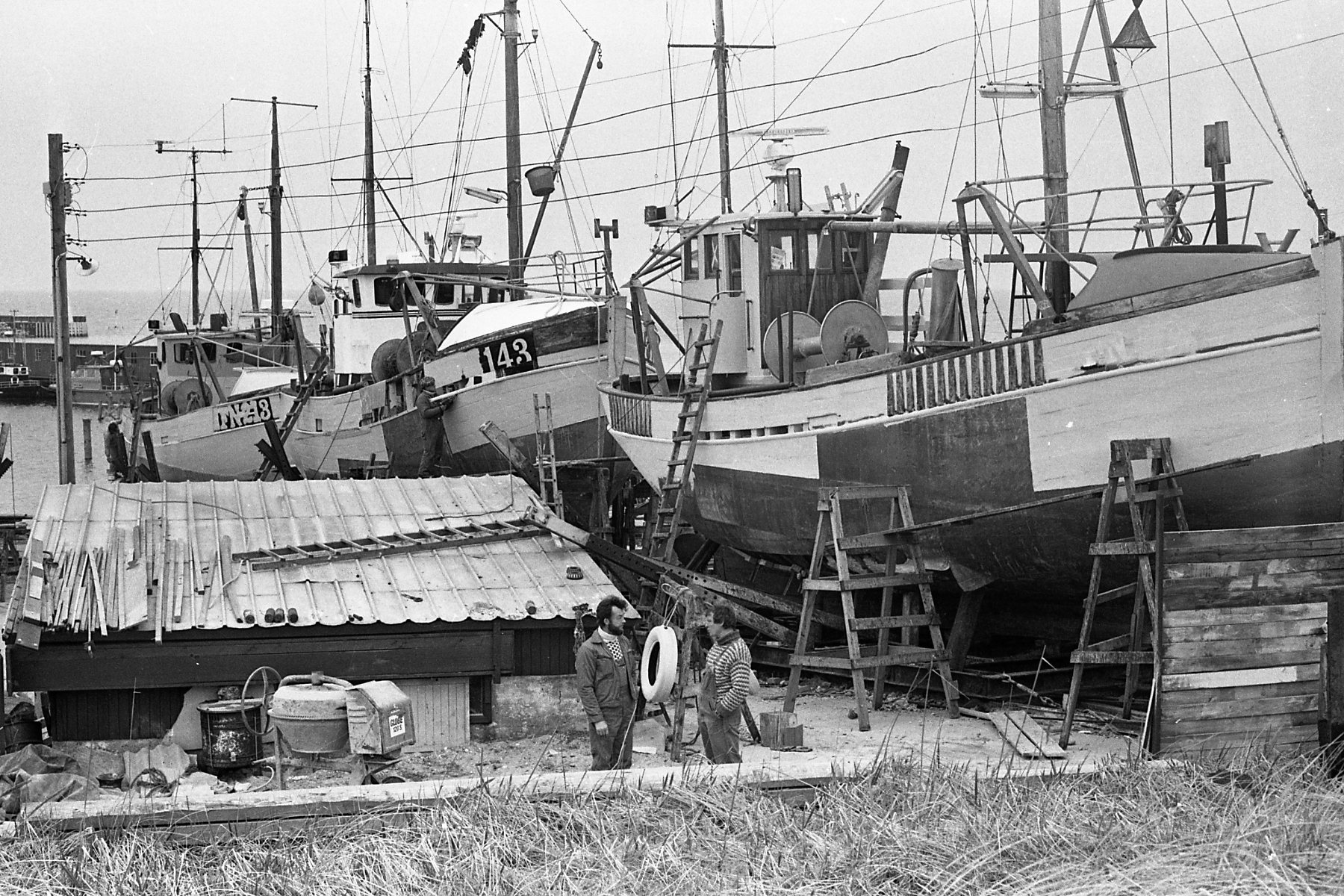 Vesterø Havn - bedding foto Bernth Christensen, Læsø Museumsforening.jpg